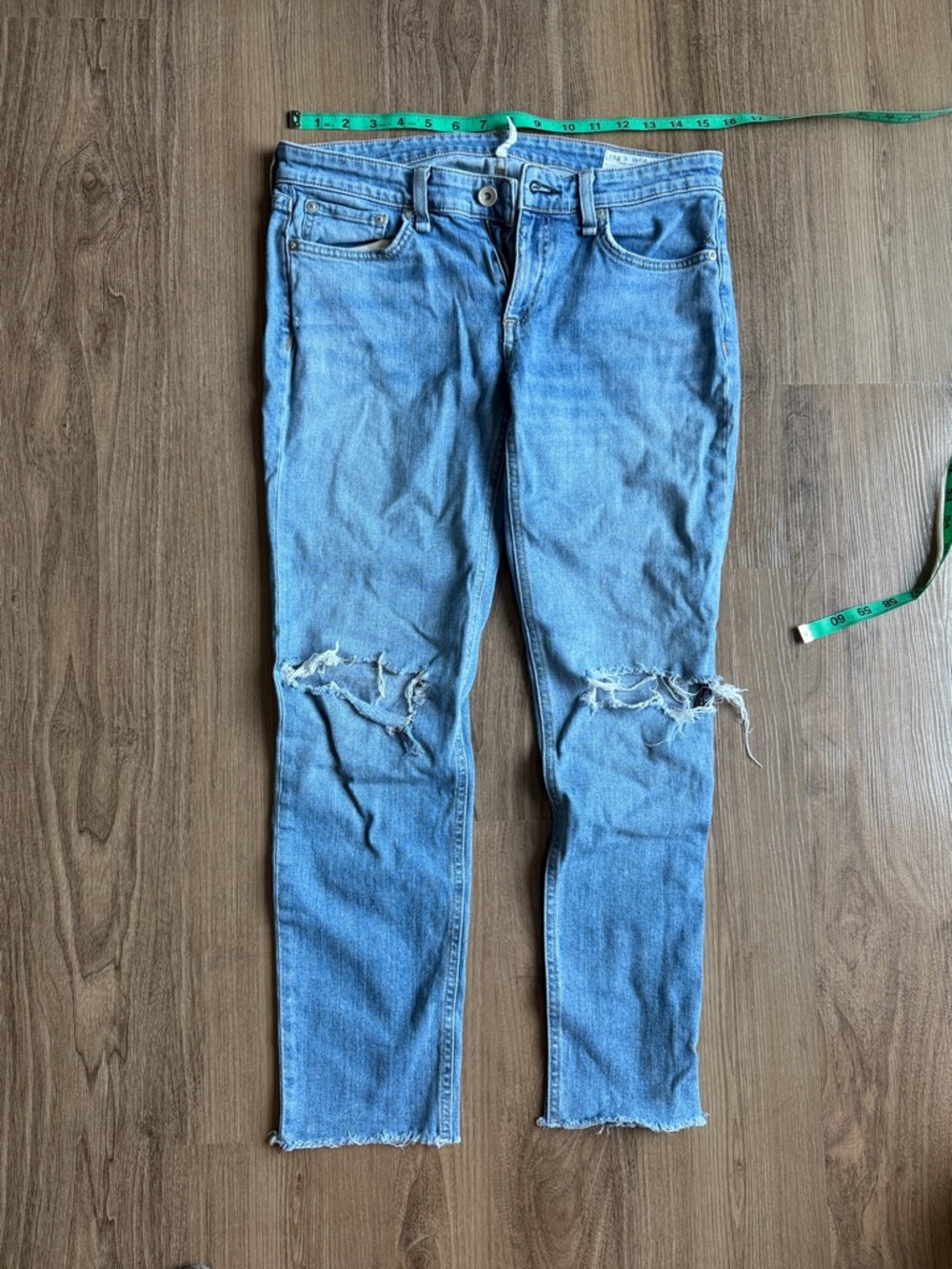 Rag and Bone Dre Low Rise Slim Boyfriend Jean